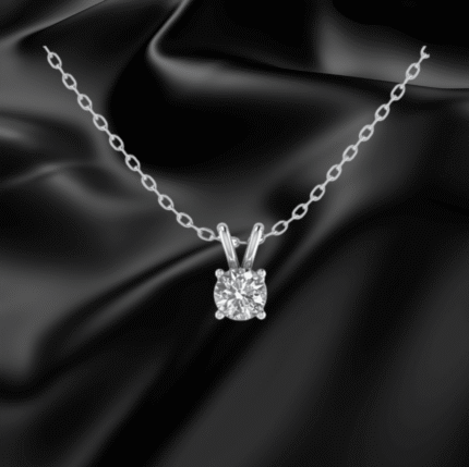 Pendant with Round Diamond F/VS 0.50CT